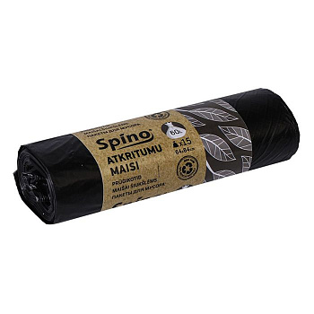 Waste bags 60l, 15 pcs, 64x84cm, HDPE