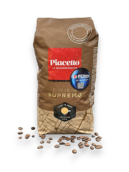 Kafijas pupiņas Piacetto  Caffe Crema 1kg