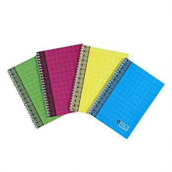 Notebook squared with side spiral A5 80 pages (0561)