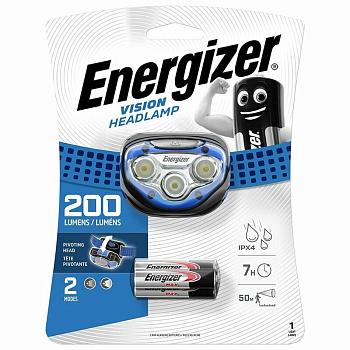 ENERGIZER PIERES LUKTURIS VISION 3AAA ZILS 200
