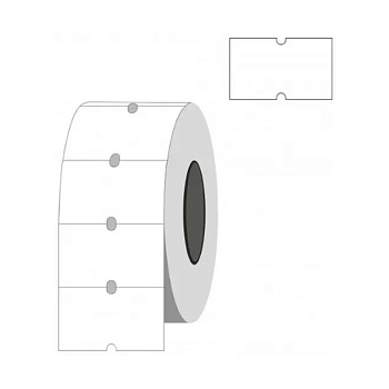 Marking tape 21.5x12, 1000 pcs/roll, white