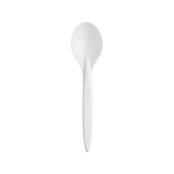 Plastmasas lielās karotes, 100gb(0.264kg) baltas