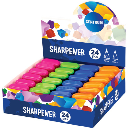 Zīmuļu asināmais CENTRUM ar diviem nažiem plastmasas, ar savācēju