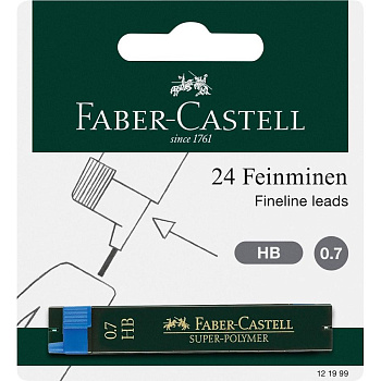 Zīmuļu kodoliņi Faber Castell 0.7 mm HB