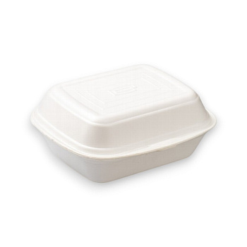 Foam thermobox, 100pcs white – Hamburgers (0.5kg)
