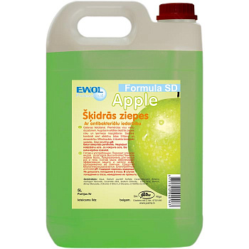 Šķidrās ziepes Ewol Prof, APPLE, 5L