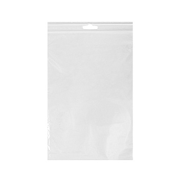 Пакеты с застежкой из LDPE, 18 x 25 см, 100 шт., прозрачные