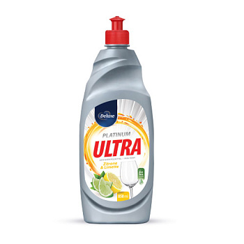 Deluxe Ultra Platinum Dishwashing Liquid Lemon 850 ml