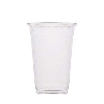 Plastmasas kokteiļu glāzes 400/550ml,50 gab (0.575kg) caurspīdīgas D95mm, PET taisna (10224P)